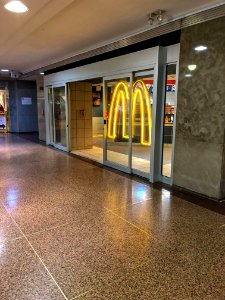 McDonalds Restaurant in Penn Station Newark NJ photo