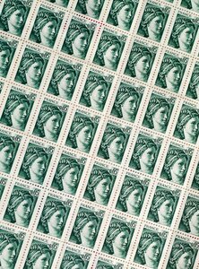 Collection stamp collection background