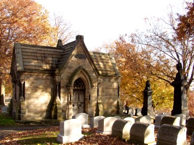 McCutcheon Mausoleum, Union Dale Cemetery, November
