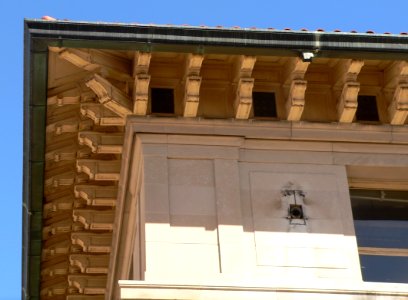 McCook, Nebraska 1915 post office roof detail 1