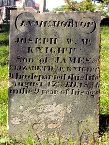 McKnight (Joseph), St. Clair Cemetery, 2015-10-05, 01