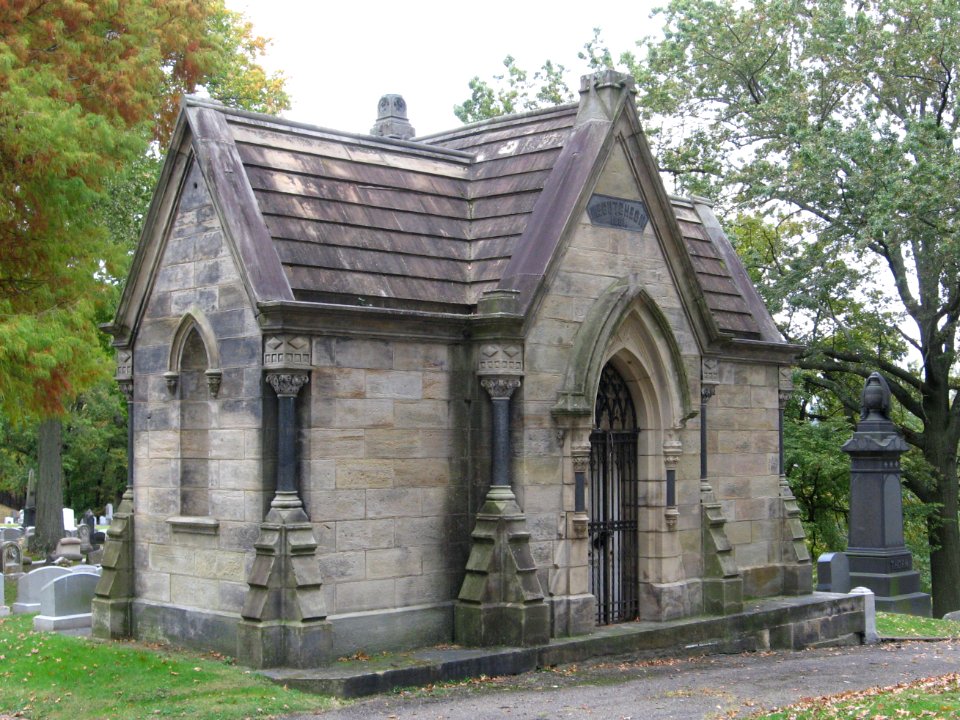 McCutcheon mausoleum, Union Dale Cemetery, 2020-10-24, 02