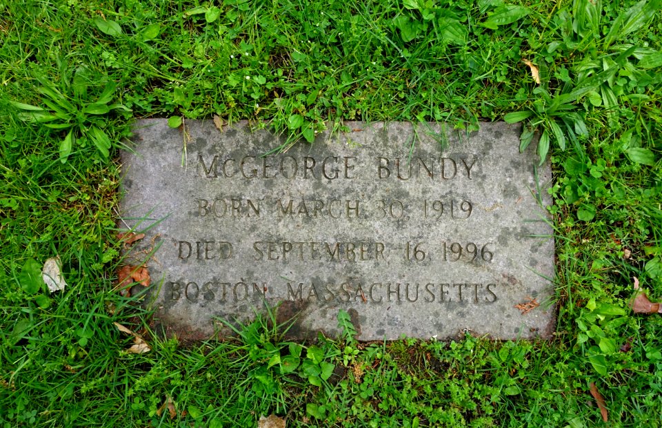 McGeorge Bundy - Mount Auburn Cemetery - DSC04280