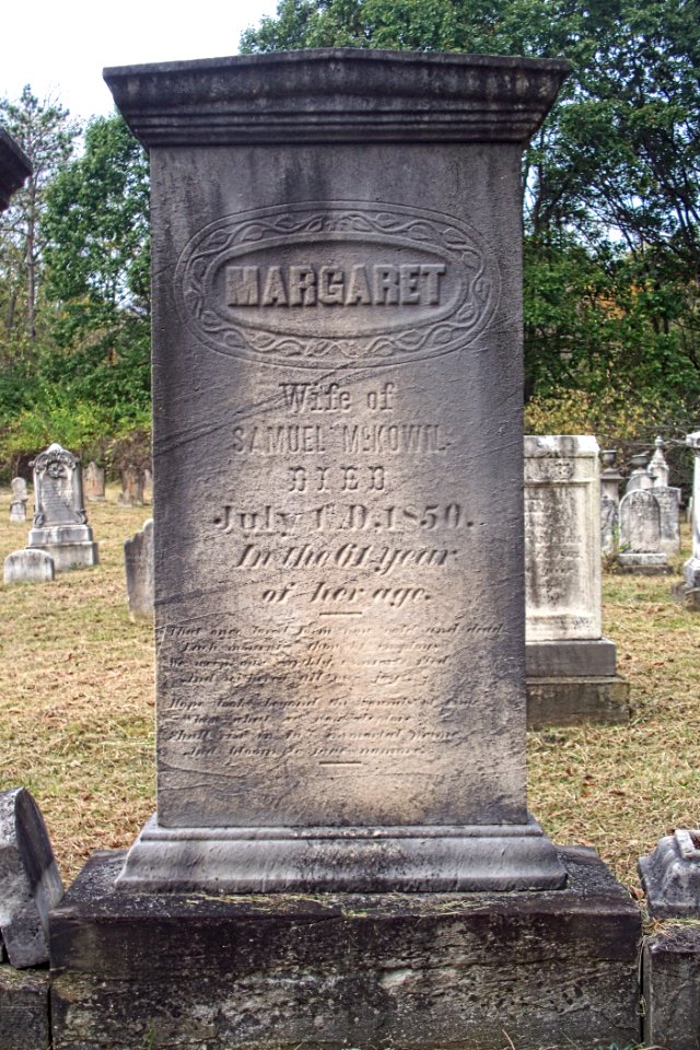 McKown (Margaret), Bethany Cemetery, 2015-10-09, 01