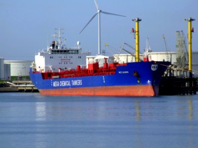 MCT Almak p1 at the Calland canal, Port of Rotterdam, Holland 20-May-2007