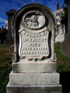 McKnight (Thomas A.), St. Clair Cemetery, 2015-10-06, 01