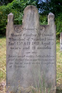 McDowell (Moses Coulter), Bethany Cemetery, 2015-08-30, 01