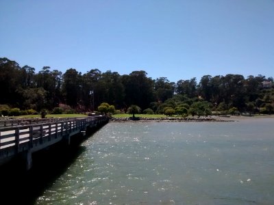 McNears Beach Park seen from the pier