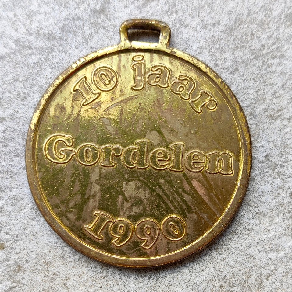 Medaille De Gordel 1990 achter