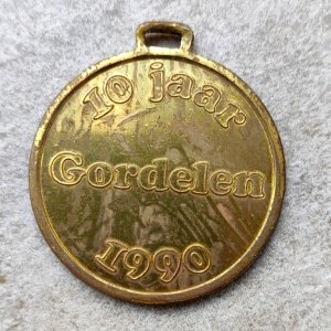 Medaille De Gordel 1990 achter
