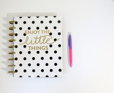 Pen white background