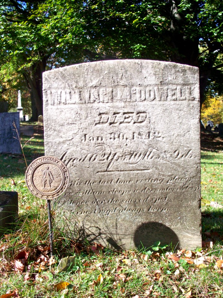 McDowell (William), Lebanon Church Cemetery, 2015-10-23, 01