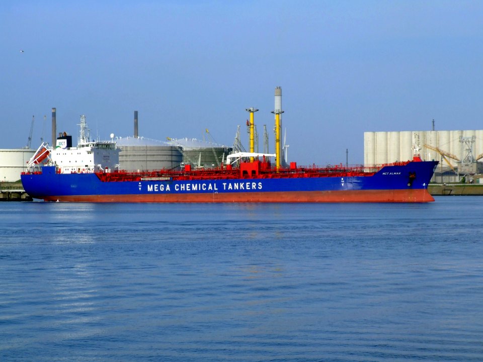 MCT Almak p2 at the Calland canal, Port of Rotterdam, Holland 20-May-2007