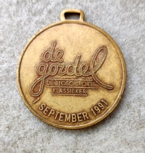 Medaille De Gordel 1991 voor