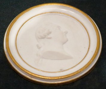 Medallion of Louis XVI, Sèvres Manufactory, c. 1782, soft-paste porcelain, Honolulu Museum of Art, 14116.1
