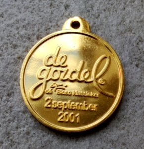 Medaille De Gordel 2001 voor