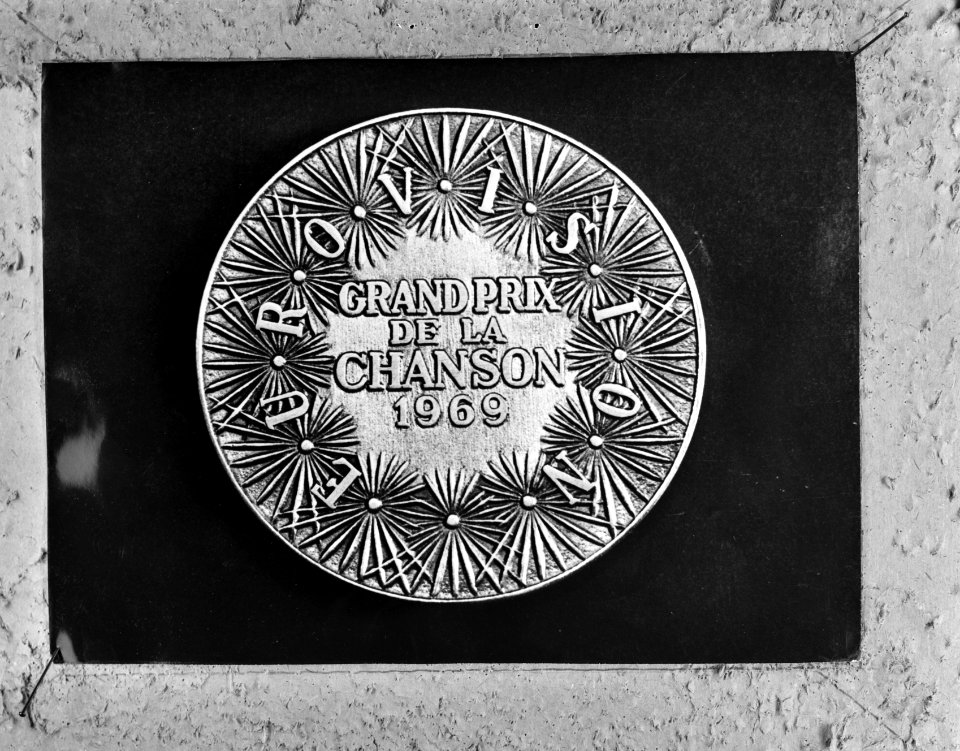 Medaille Euro Songfestival 1969, Bestanddeelnr 922-2167