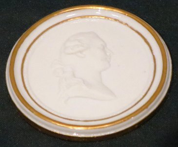 Medallion of Louis XVI, Sèvres Manufactory, c. 1782, soft-paste porcelain, Honolulu Museum of Art, 14115.1