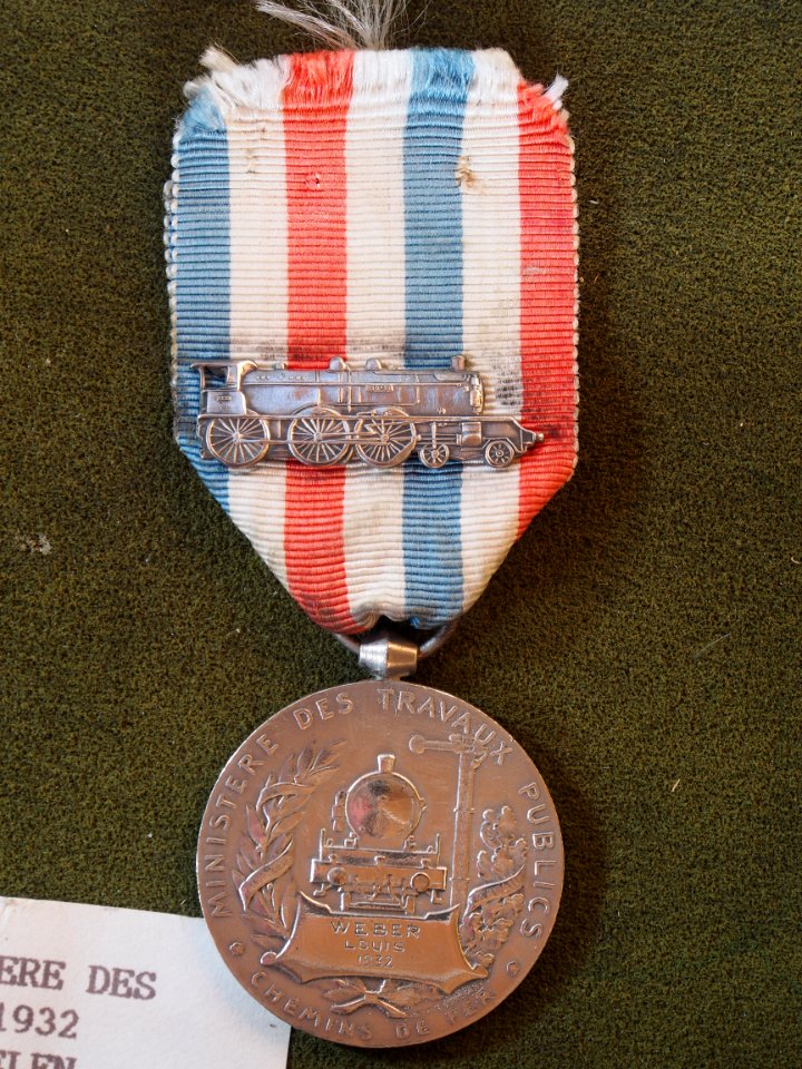 Medaille Ministere des Traveaux Publics Chemin de Fer 