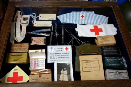 Medical Equipment, US Army, World War II and later - Fort Devens Museum - DSC07090