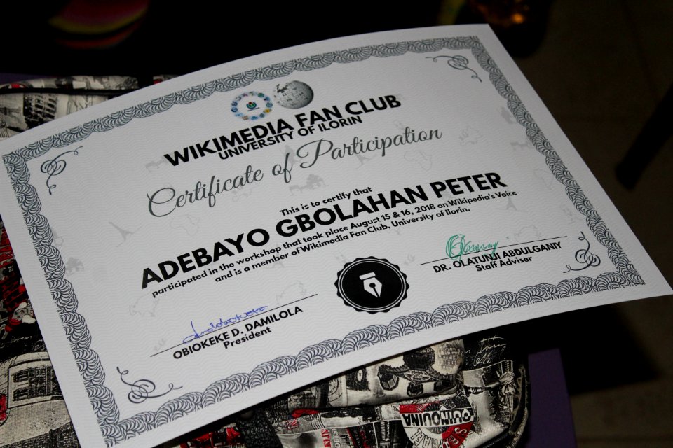 Meetup -re-Vamped, Wikimedia Fan Club, University Of Ilorin 19