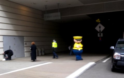 Megabus mascot Pittsb jeh
