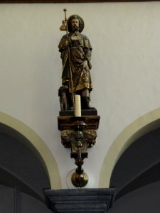 Megen rijksmonument 28520 kloosterkerk Kloosterstraat 6, St.Rochusbeeld