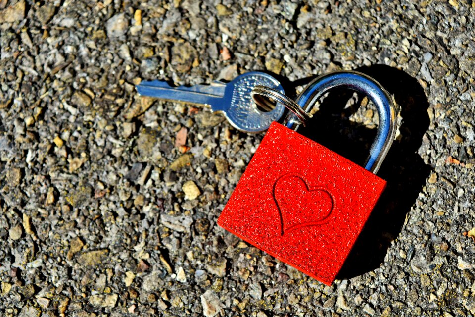Valentine's day luck symbol
