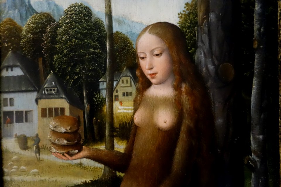 Meester van de Magdalenalegende, Du Quesnoy-Van der Tommentriptiek, ca. 1515-1520 (detail rechterluik)