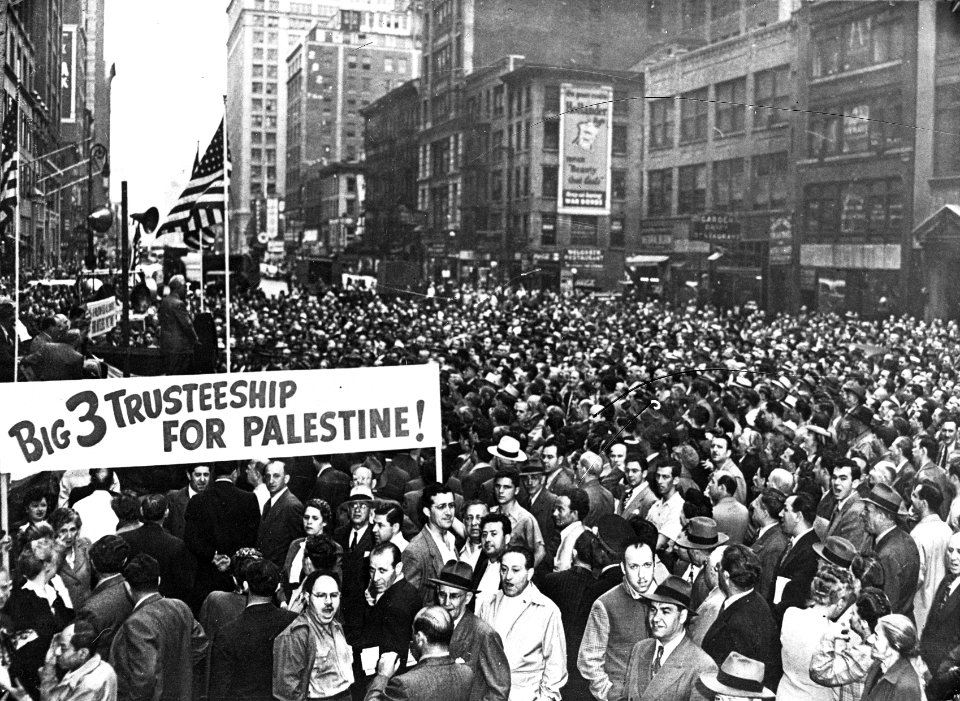 Meeting Palestina kwestie in New York, Bestanddeelnr 901-8365