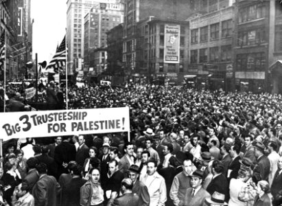 Meeting Palestina kwestie in New York, Bestanddeelnr 901-8365 photo