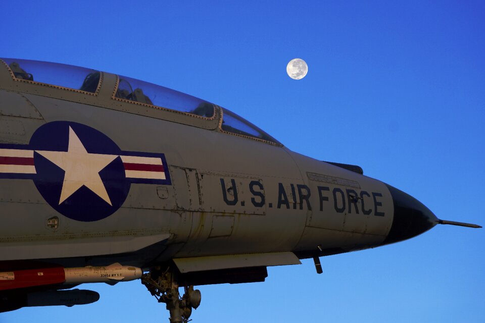 Buffalo aircraft dusk