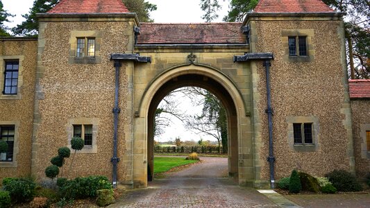 Old architecture mansion photo