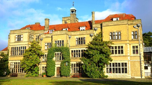 Old architecture mansion photo