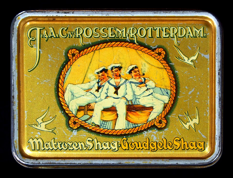 MatrozenShag blikje, JAC v Rossem, Rotterdam, blik, foto1