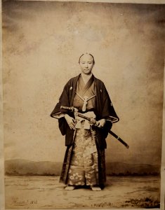 Matsudaira Yasunao by Robillard, Paris, France, Edo period, dated 1862 AD, albumen print - Tokyo National Museum - Ueno Park, Tokyo, Japan - DSC09041