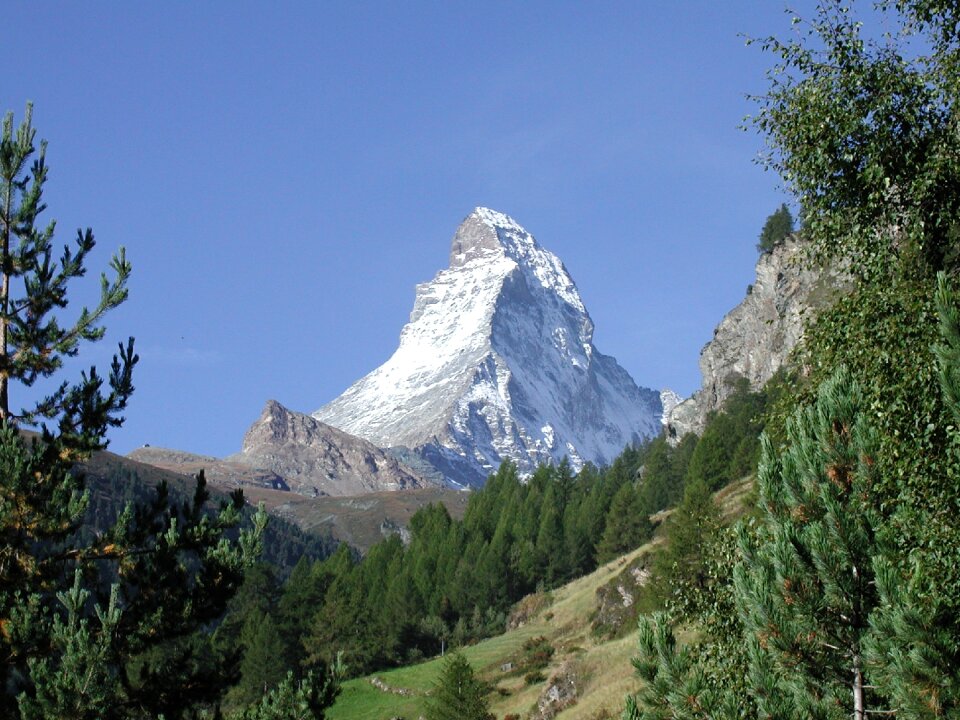 Mountains landscape snow