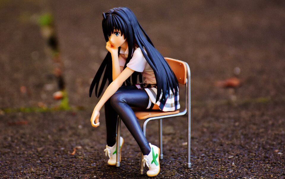 Sit thoughtful anime
