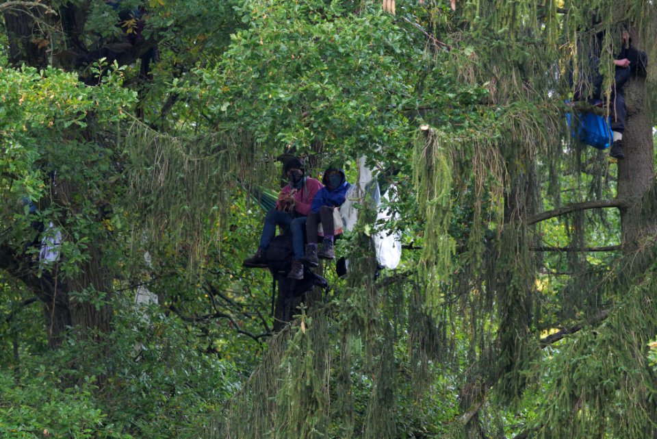Maulbach forest blockades and protests 2020-10-06 18
