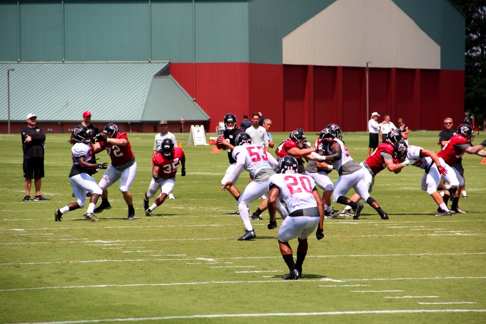 Matt Schaub scrimmage training camp, 2016