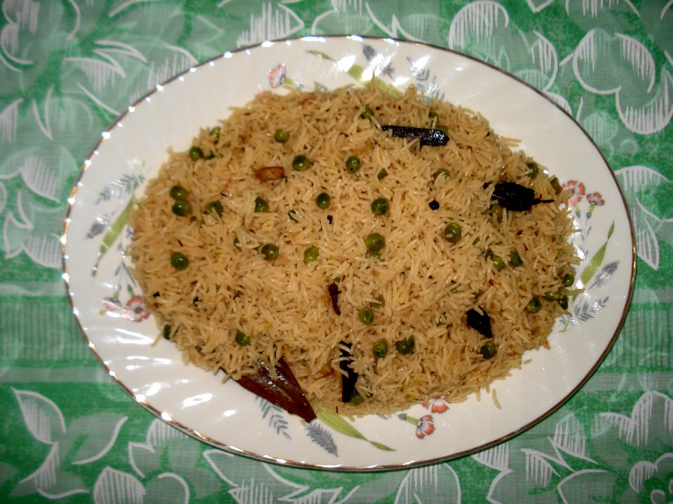 Mattar Pulao (Peas Pullao)