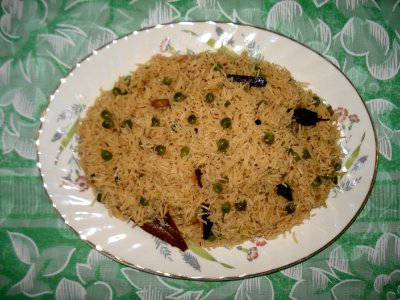 Mattar Pulao (Peas Pullao)