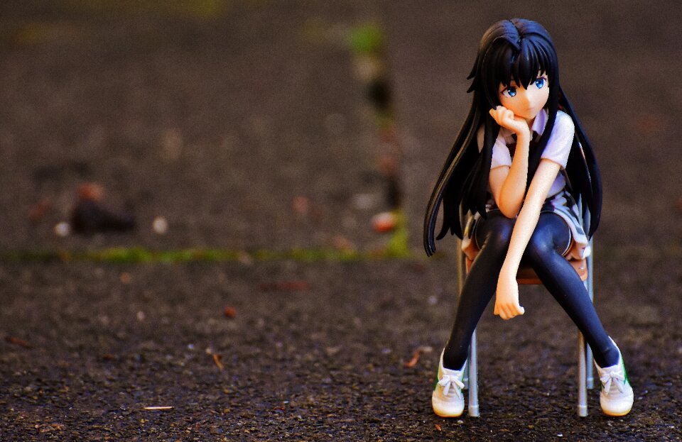 Sit thoughtful anime