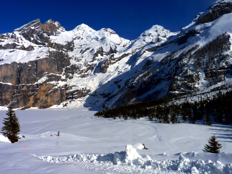 Snow ice mountain