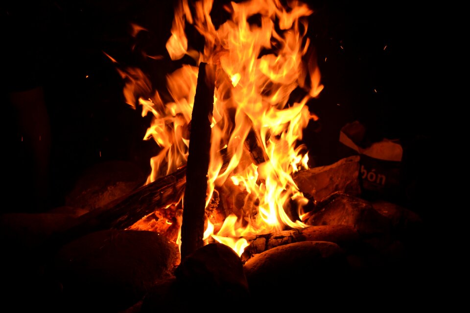 Bonfire campfire heat