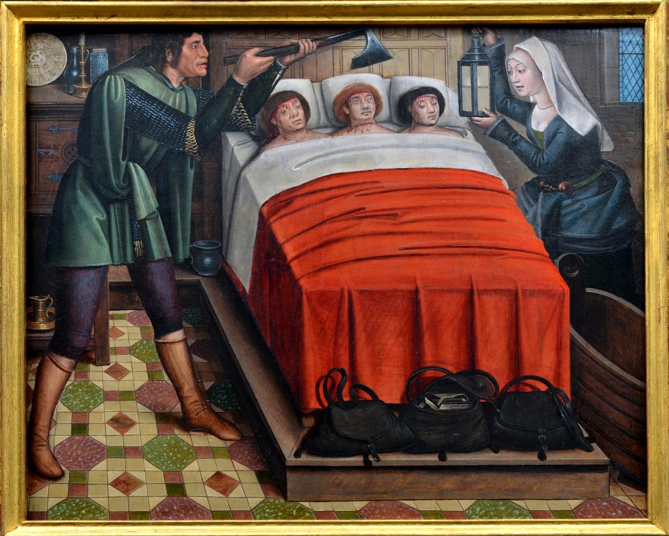 Master of the Legend of St Lucy Saint Nicholas Groeningemuseum 01052015 2