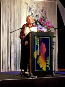 Matekino Lawless at Auckland Museum Medal Ceremony 2019