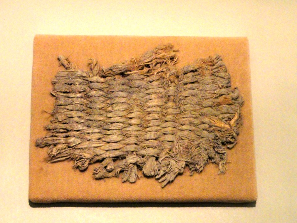 Mat, plain weave, sedge, c. 2500 BC - Huaca Prieta - DSC06146