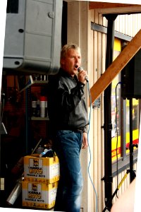 Matti Nykänen performing in Kirkkonummi 0514