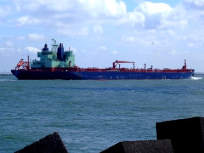 Mastera p20 approaching Port of Rotterdam, Holland 20-Jun-2007